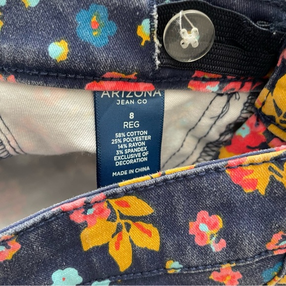 Arizona Jean Co Floral Fall Print Size 8 Jegging NWT - Picture 6 of 7